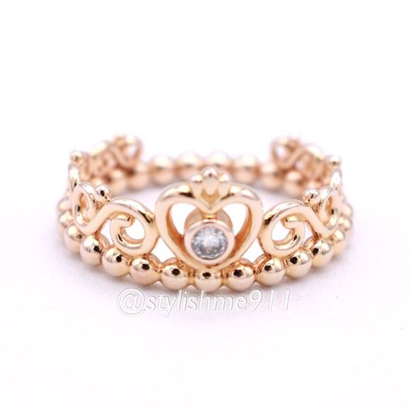 Authentic Pandora Rose My Princess Ring - 180880CZ - Picture 2 of 8